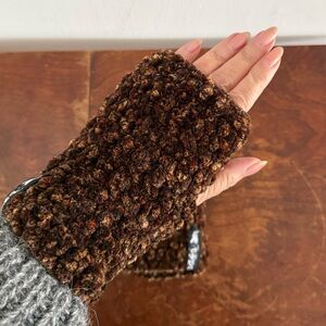 Brown Textured Hand Warmers
